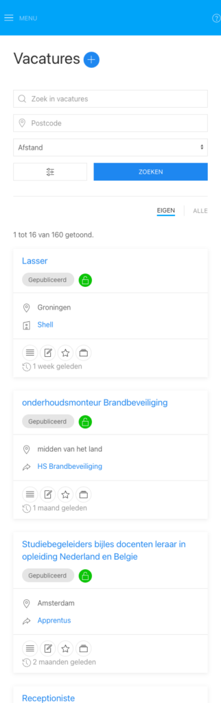 Volledig responsive